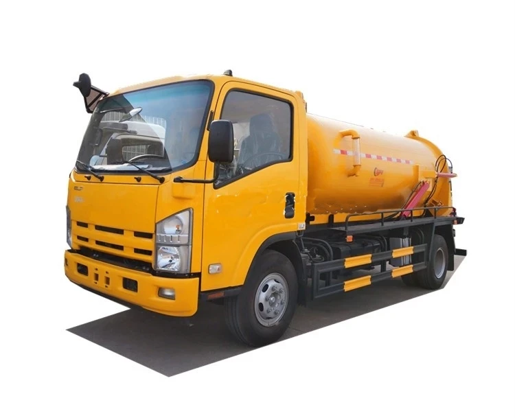 4x2 light dirty water sludge vacuum sewage suction tanker truck