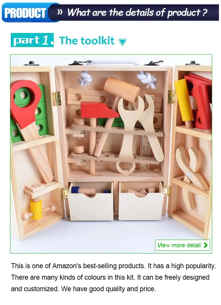 New Arrival Diy Children Role Play Simulation Repair Tools Kit Kids