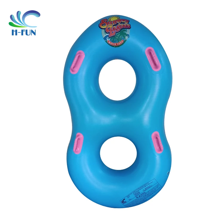 Water Park Inflatable Floats Lazy River Double Pool Floater Aqua Park ...