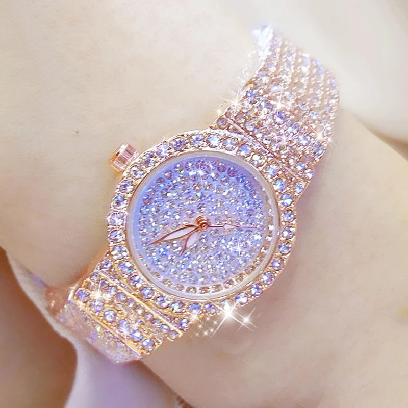 Bs Women Watch Famous Luxury Brands Diamond Ladies Wrist Watches Small