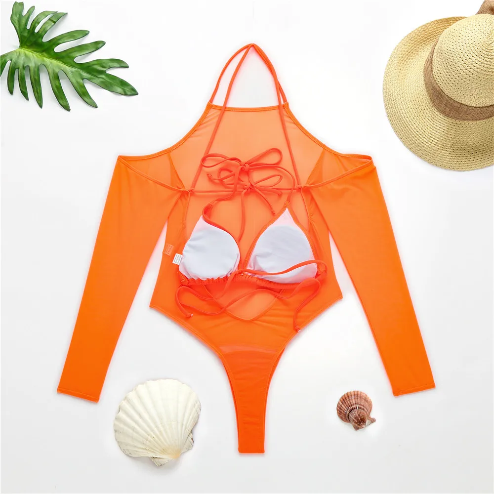 Custom Sexy Sheer One Piece Swimsuit For Women Push Up Bathing Suit custom-sexy-sheer-one-piece-swimsuit-for-women-push-up-bathing-suit