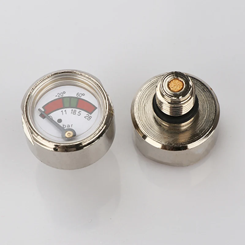 Fire Fighting Pressure Gauge 23mm Spring Type Gauge For Extinguisher