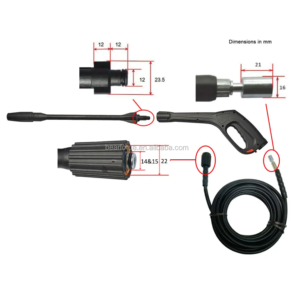 how to adjust pressure on husky pressure washer