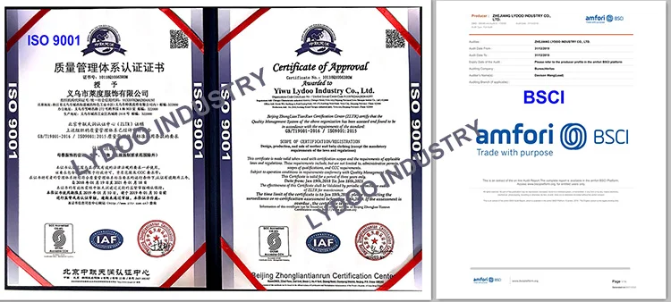 ISO9001 & BSCI
