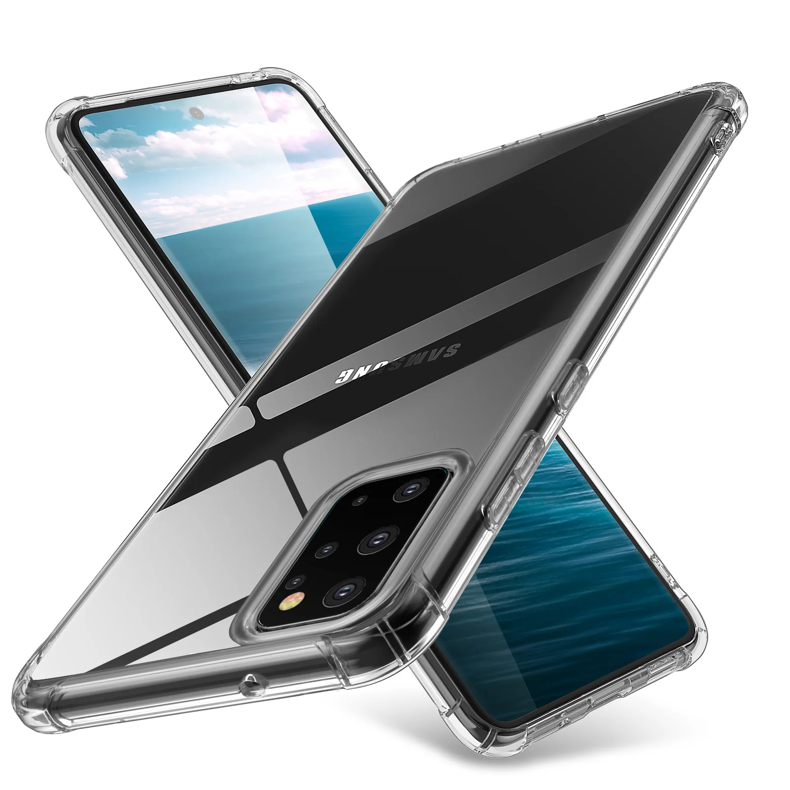 S Case Amazon Hot Sell Transparent Tpu High Protective Mobile Accessories Phone Case For Samsung Galaxy S Plus Buy Transparent Case Tpu Case Air Cushion Amour Product On Alibaba Com