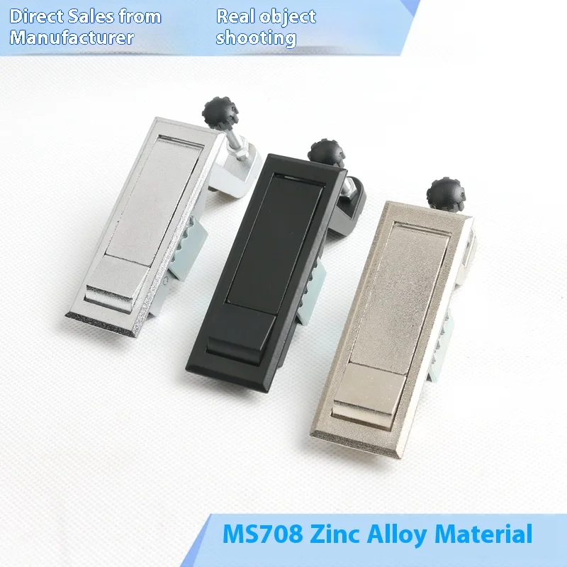 MS708 High-Pressure Industrial Lock Nickel-Plated Button Flat Iron Box for Air Compressor & Boiler Lock Made of Durable factory