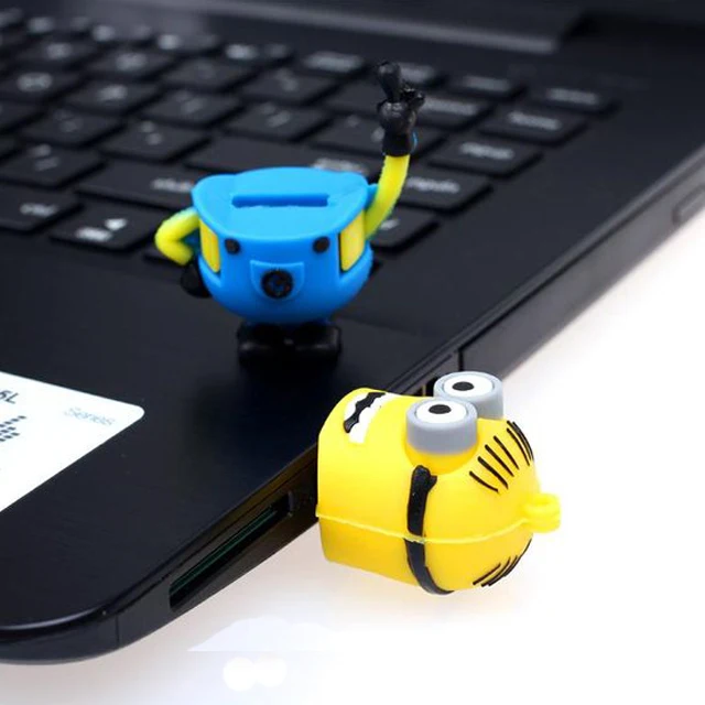 Promotion gift Minions PVC custom USB flash drive 1GB 2GB 4GB 8GB - ANKUX.COM