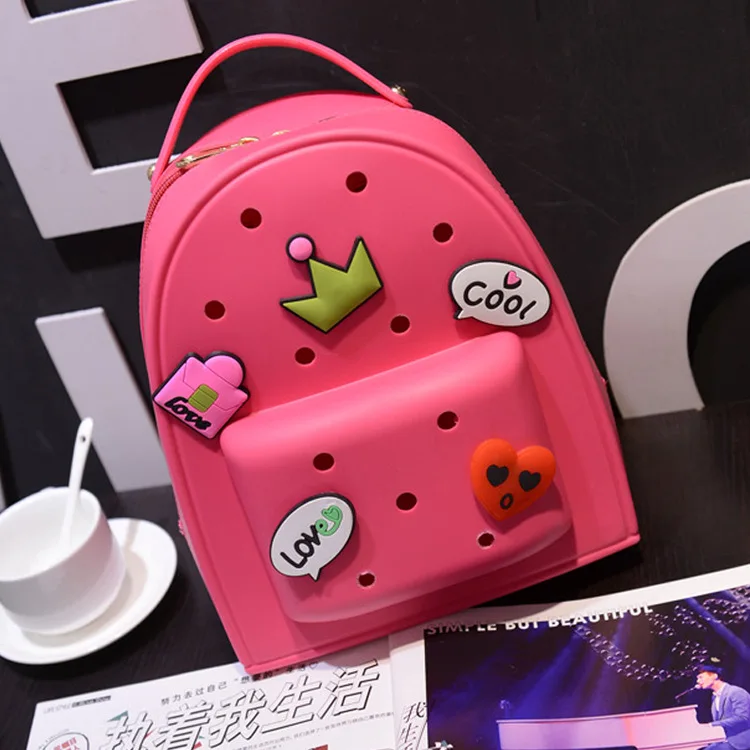 2020 Latest Designer Cute Cartoon Silicone Jelly Backpack for Girls