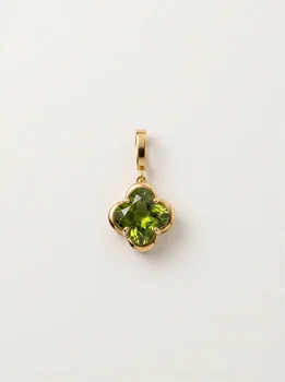 Clover Peridot Pendant