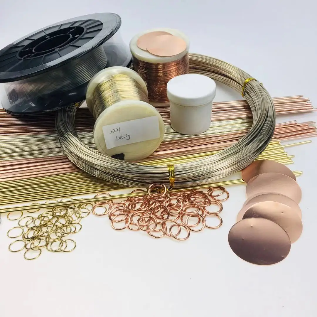 High Silver Filler Metal Ag Cu Zn Cd 40 Silver Alloy Solder Cadmium Soldering Brazing Soldering