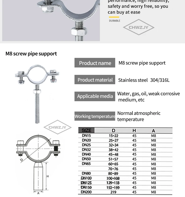stainless steel pole banding