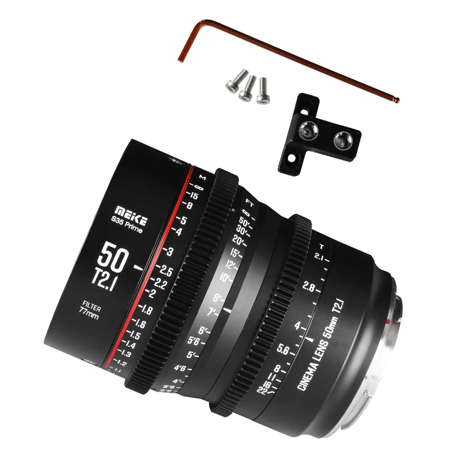 Meike 75mm T2.1 S35 シネマプライムレンズ(PLマウント） | nalans.com