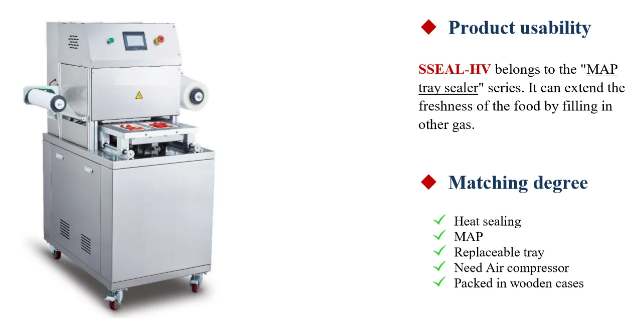 High-efficiency Factory custom new type price Automatic food tray sealer tray sealing machine to America