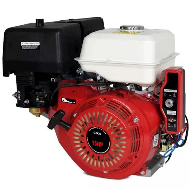 15hp Gasoline Engine Electric Start (190f/gx420) - Buy 15hp Gasoline ...