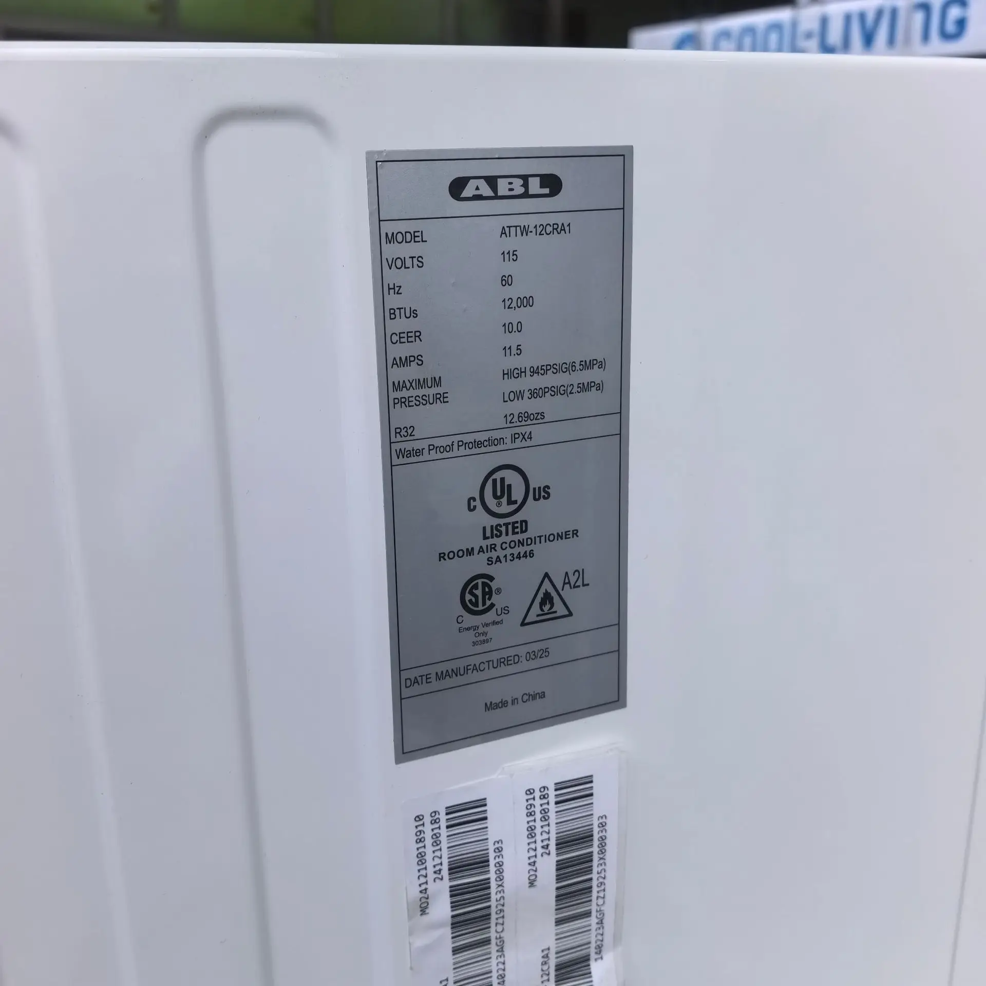 Window Air Conditioner, 110V~60Hz, 12000Btu, R32 - detail 12
