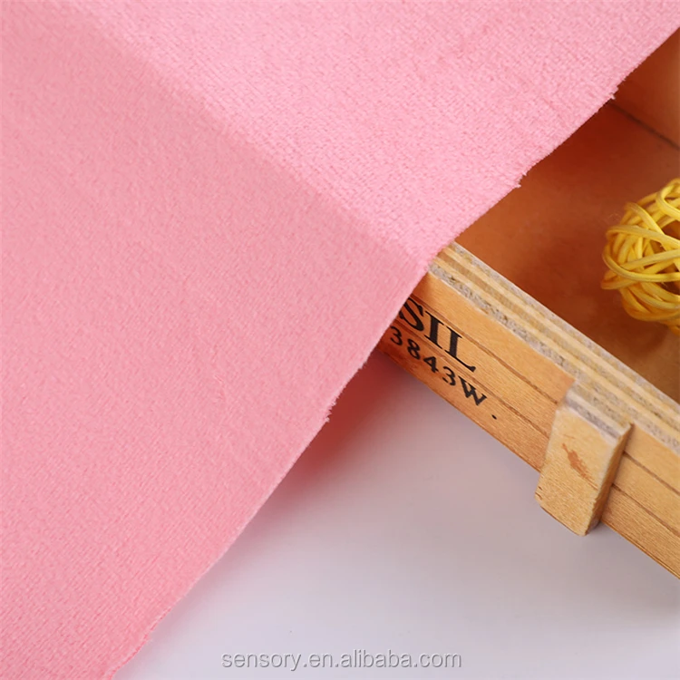 Smooth Velvet Minky Plush Fabric 100 Polyester Soft Minky Fabric By