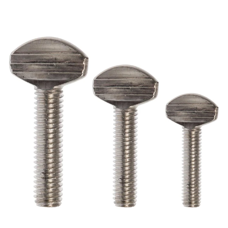 
Custom carbon steel regular head hand spade thumb screw 