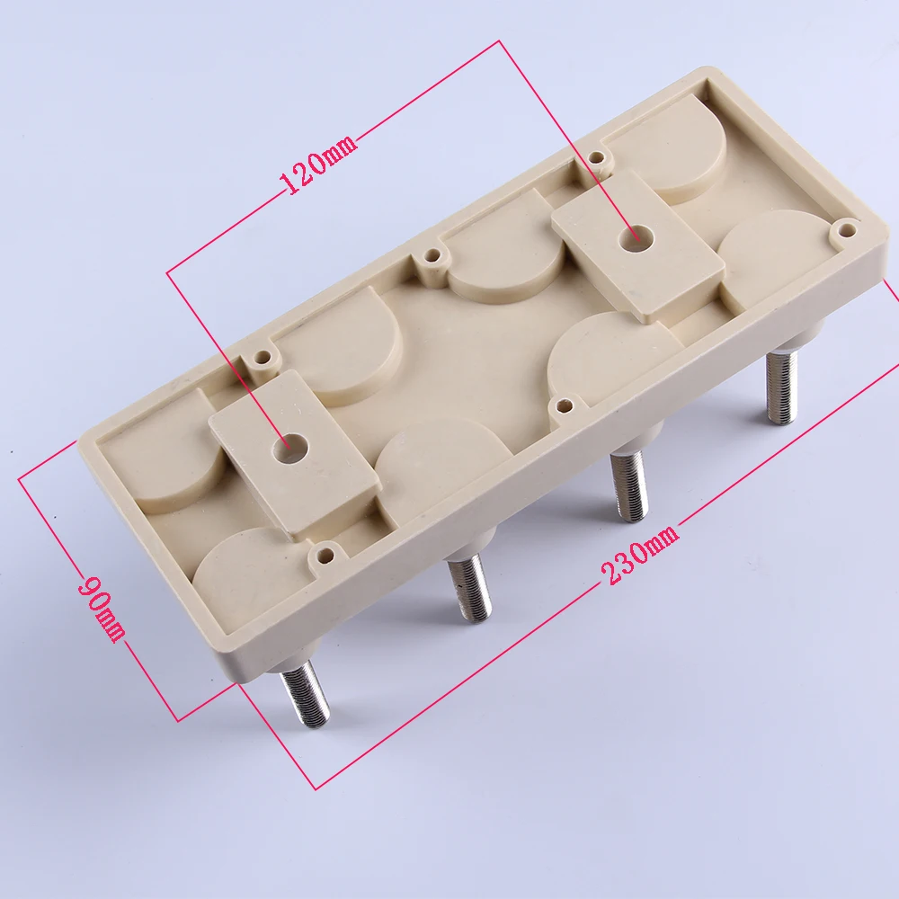 Generator Distribution Box Wire Terminal Block Plastic Plate 224 Eight Bit High Current Bridge