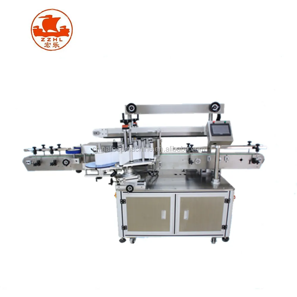 2 Automatic Hand Sanitizer Cosmetic Oil Juice Small Jar Label Printing Round Bottle Flat Jar Filling Labeling Machine manufacture