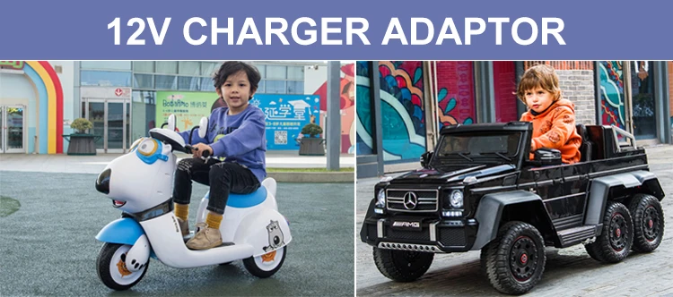 12V 3A Ride On Toy Car Battery Charger for Kids Children Electric Ride Car Bikes 