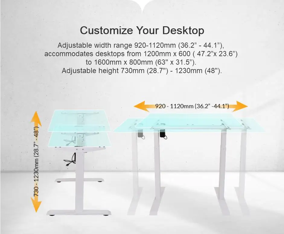 Wholesale Modern Office Desk Adjustable Height Design Work Station Sit Stand Desk