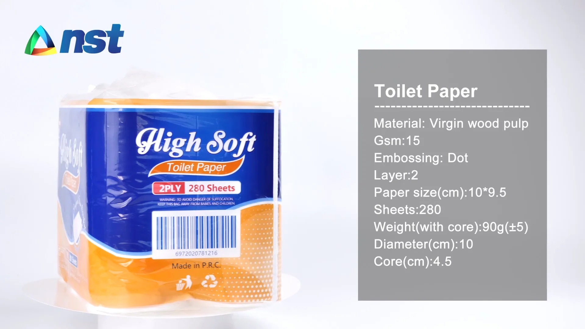 Ultra Strong Clean Toilet Paper 12 Rolls 280 Sheets Per Roll Premium 2