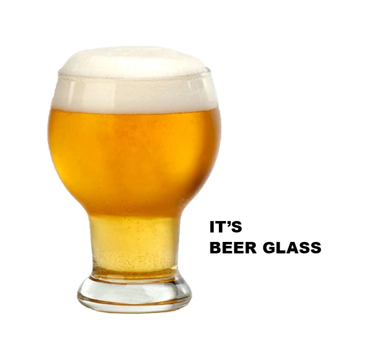 Wholesale funky glassware custom bar IPA beer glass cups 16 oz