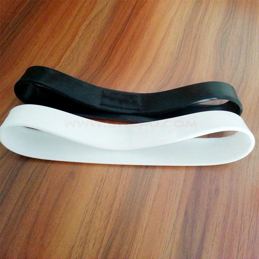 Wide Rubber Band For Package Customized 2 Cm Wide Small Black Rubber