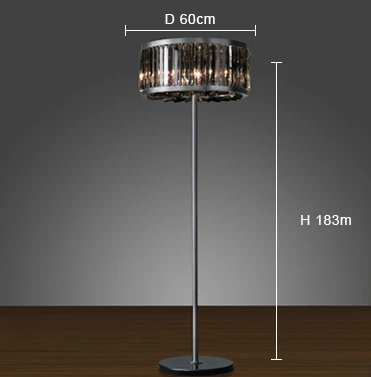 Modern Tall And Luxury Crystal Floor Lamp For Living Room Buy