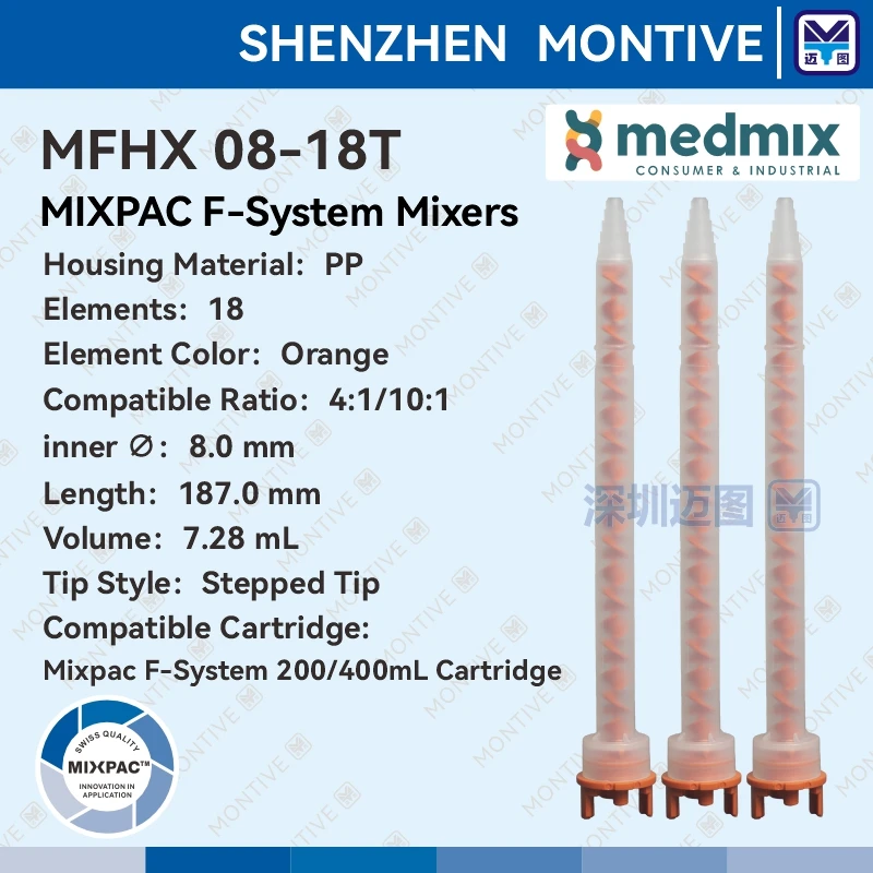 Mfhx 0818t Sulzer Mixpac Original Mixer Is Suitable For 200/400mlab