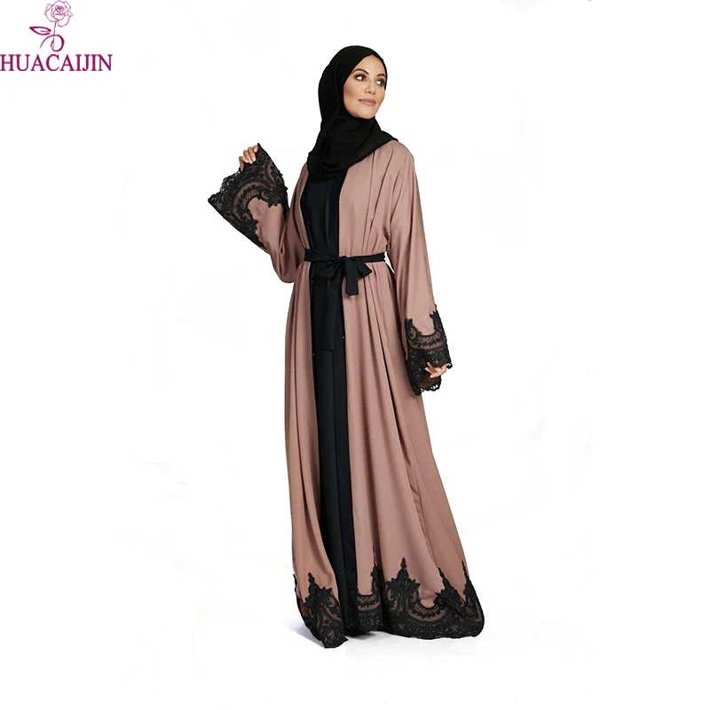 2021 Latest New Designs Embroidery Cardigan Islamic Clothing Fashion Front Open Kimono Arabic Style Dubai Muslim Abaya Buy Abaya Kimono Islamic Clothing Product On Alibaba Com