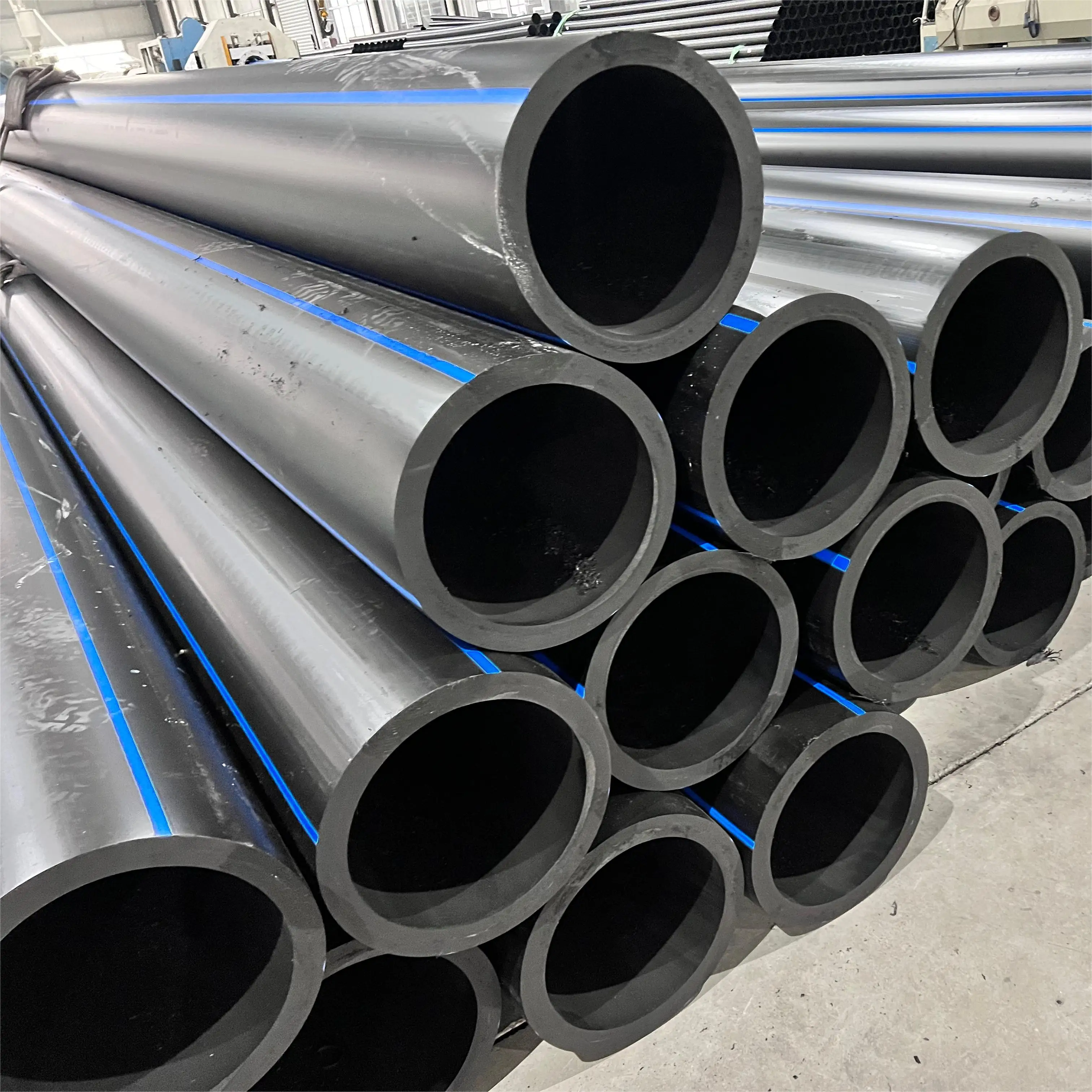 Jy 100% New Hdpe Pipe Plastic Tubes For Water Supply 20mm-1200mm Range ...