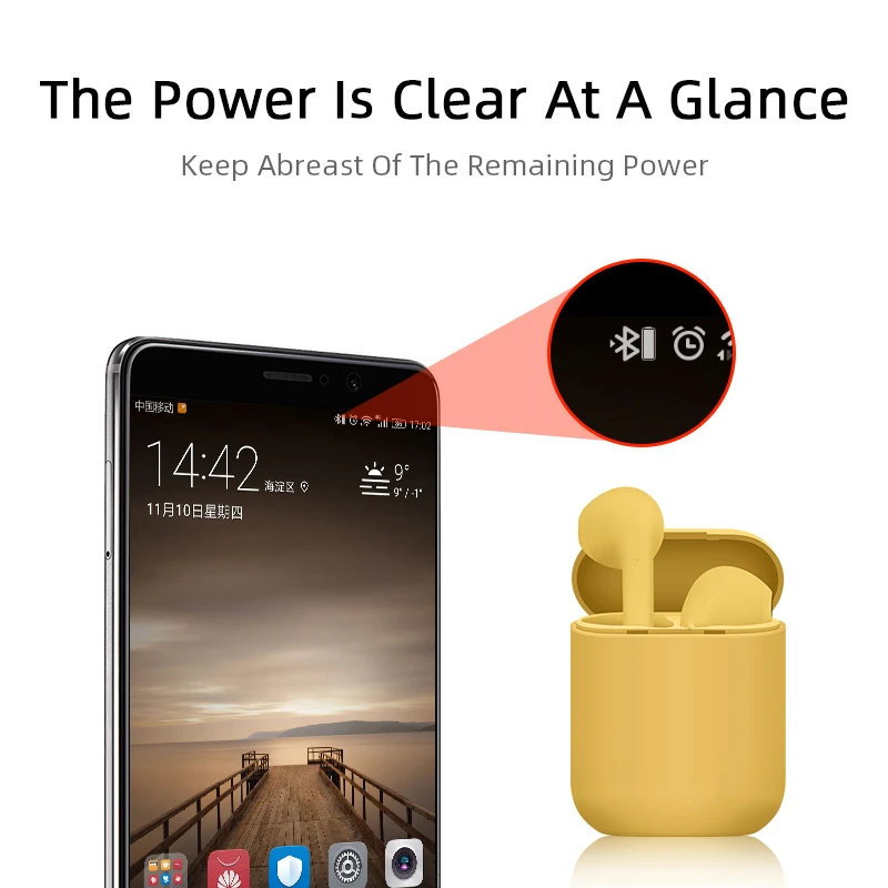 New Products TWS Audifonos I12 Wireless Earphones Inpods I12 headphone With Charging Box In Ear Use for Mobile Phone - ANKUX.COM