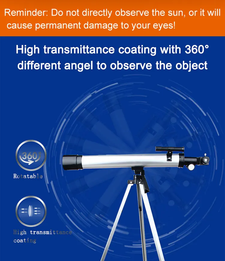 Professional Telescopic 50x/100x Celestron Telescope Astronomical