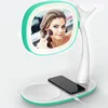 Rechargeable Portable Vanity Mirror LED Lighted Makeup Mirror with Lights