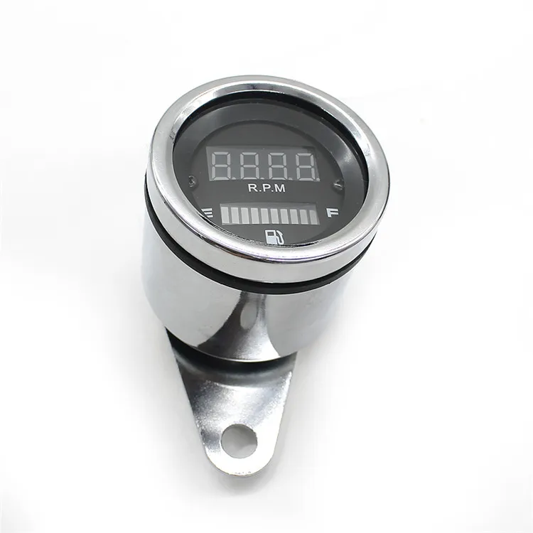 Waterproof Bike Meter Tachometer Rpm Oil Level Motorcycle Fuel Gauge ...