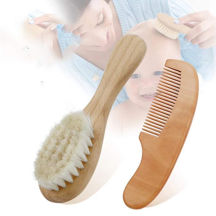 
High quality private label wooden wash care baby skin hair care set 