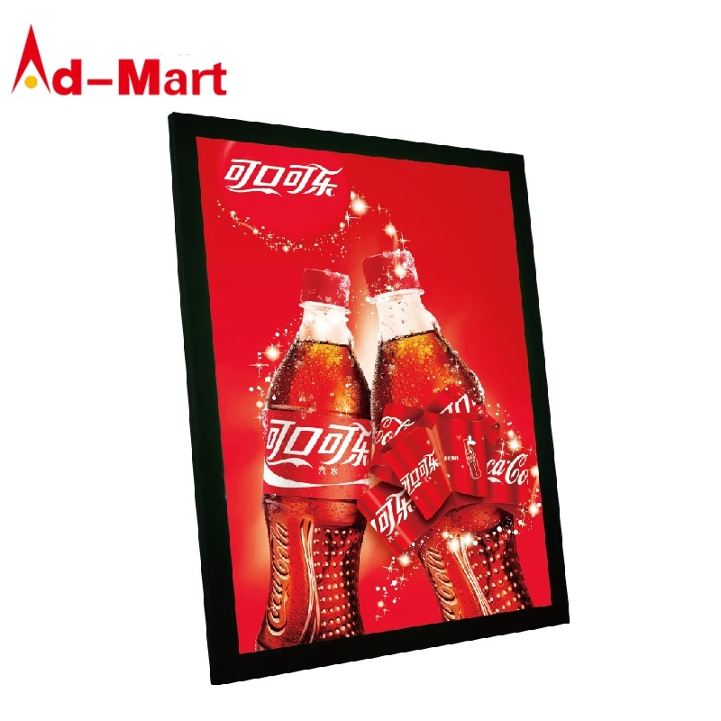 Hot Sale Night Guangdong Central city snap frame advertising LED ultra thin light box