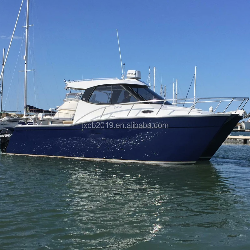 8-12 米铝合金双体船金枪鱼钓船 - buy aluminium tuna boat