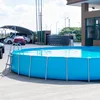 Hit The Heat Customized Size Metal Frame Above Ground Water Park Swimming Pool