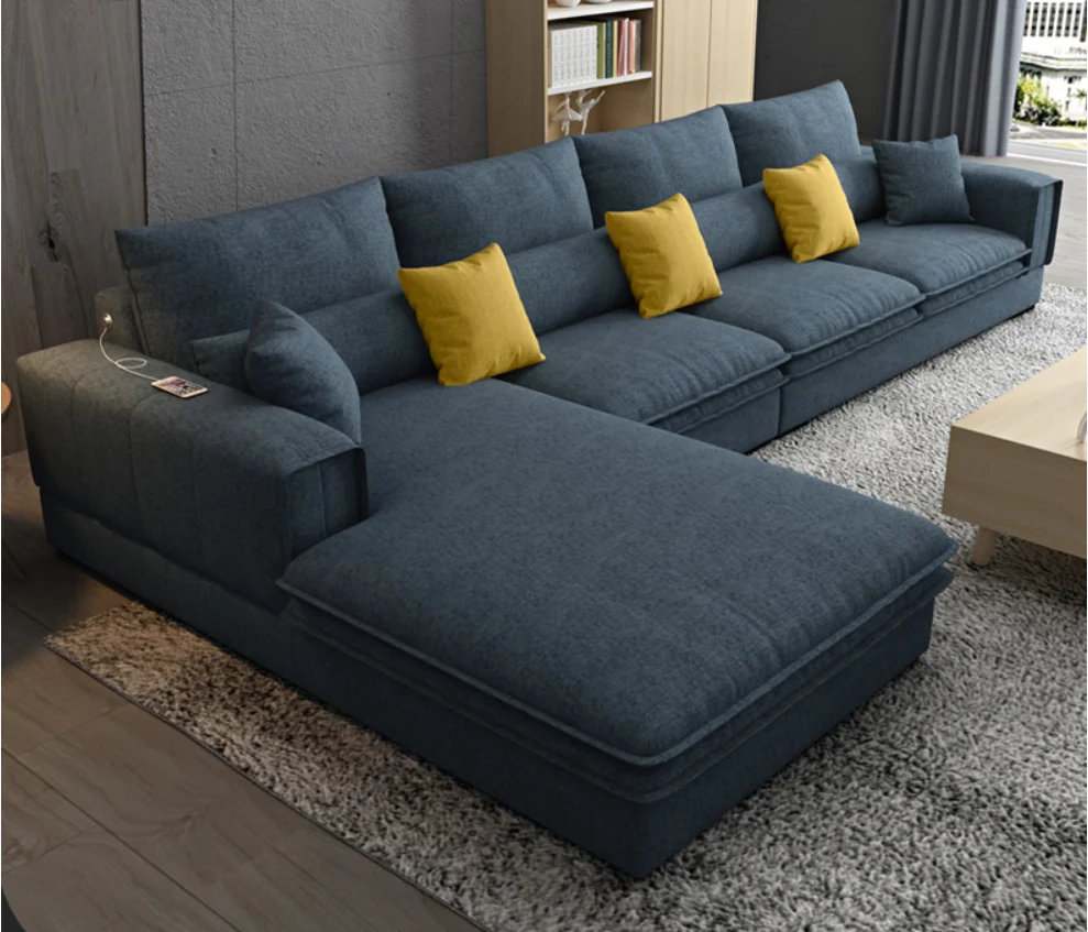 Living Room Nordic Modern Style Furniture Sets Design Fabric Nordic Modern Style Furniture Sets