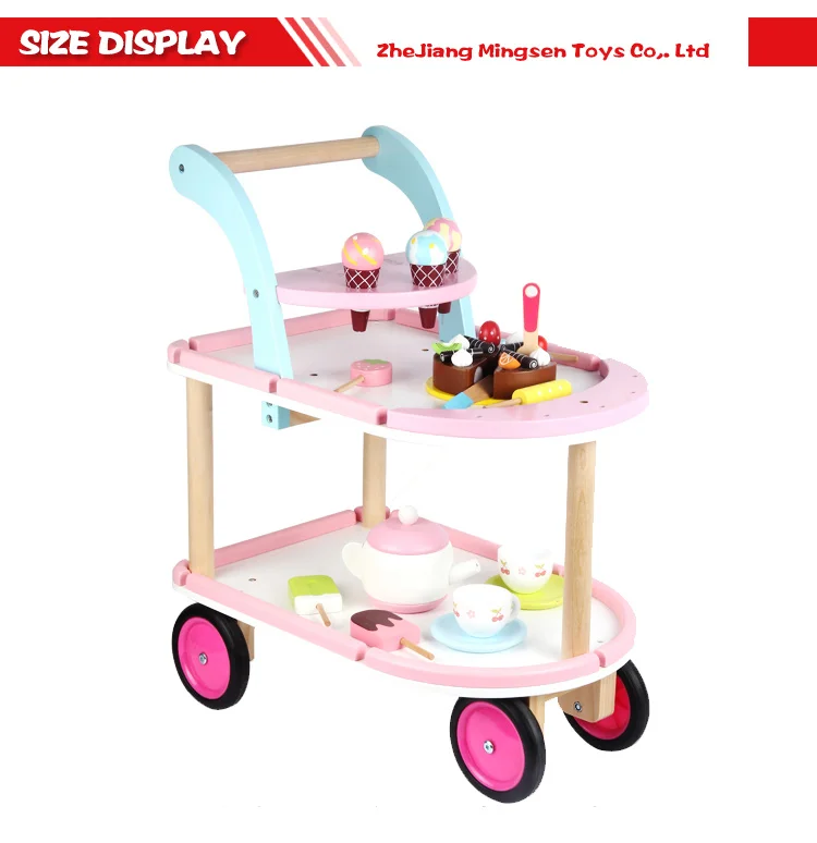 childrens wooden ice cream cart