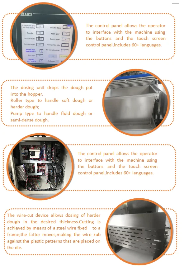 mini automatic cookie depositor machine in China price