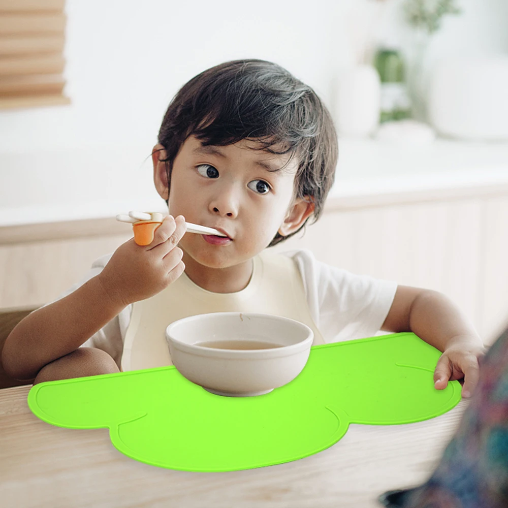 Nonslip Table Mats Food Grade Clouds Placemat Silicone Reusable Baby