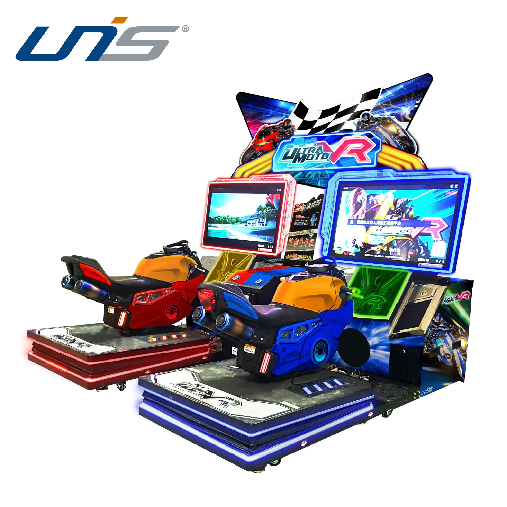 Unis Arcade Game Machine Moto Simulator Vr Game Ultra Moto Vr, View 