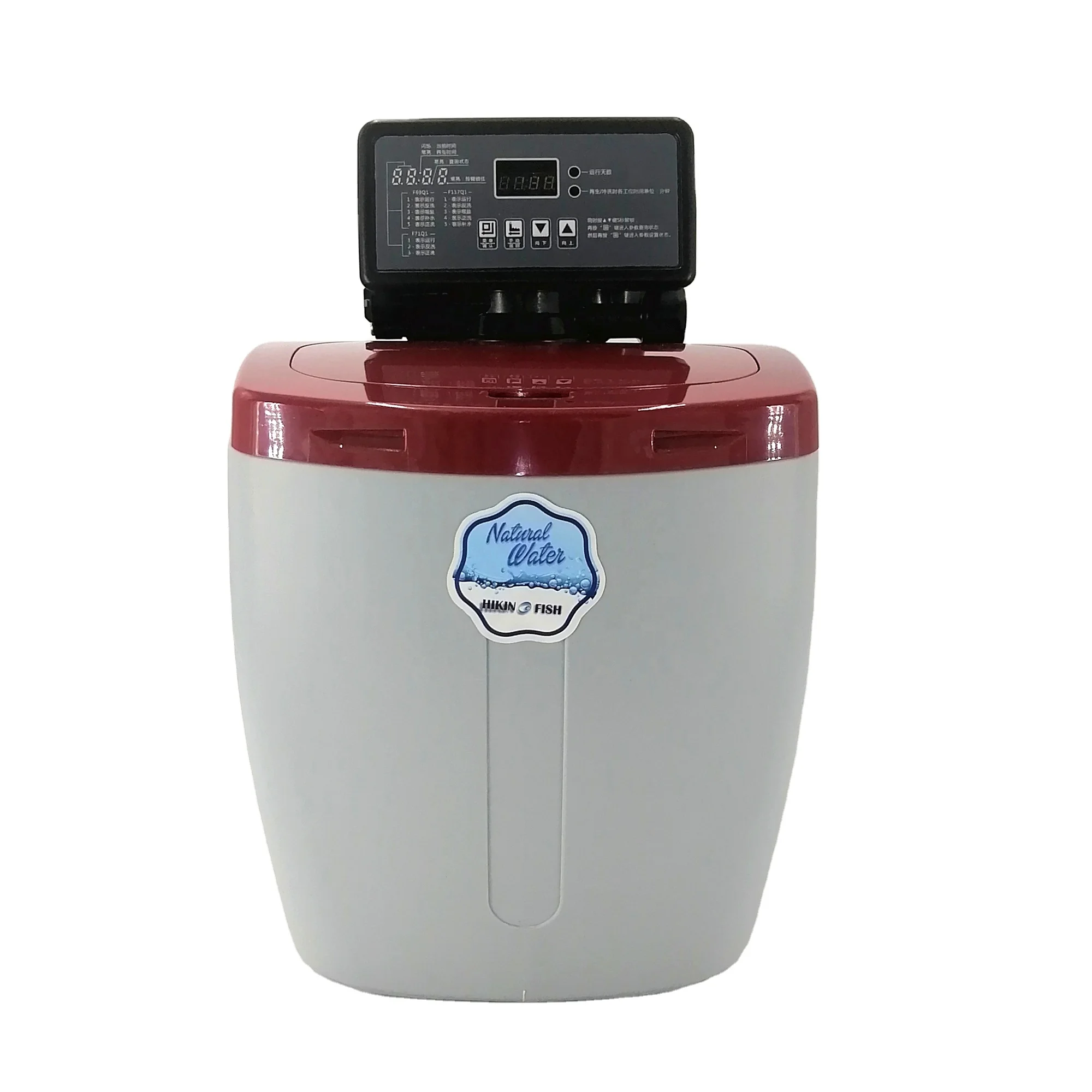 
New red color automatic water softener and water purifier treatment system 
