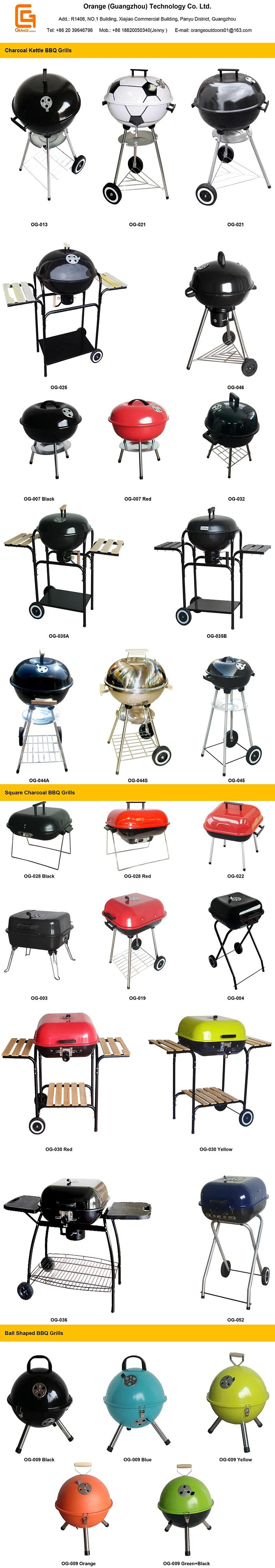 Hot Sale Kettle Charcoal BBQ Grill Barbecues 18 Inch Round Grill