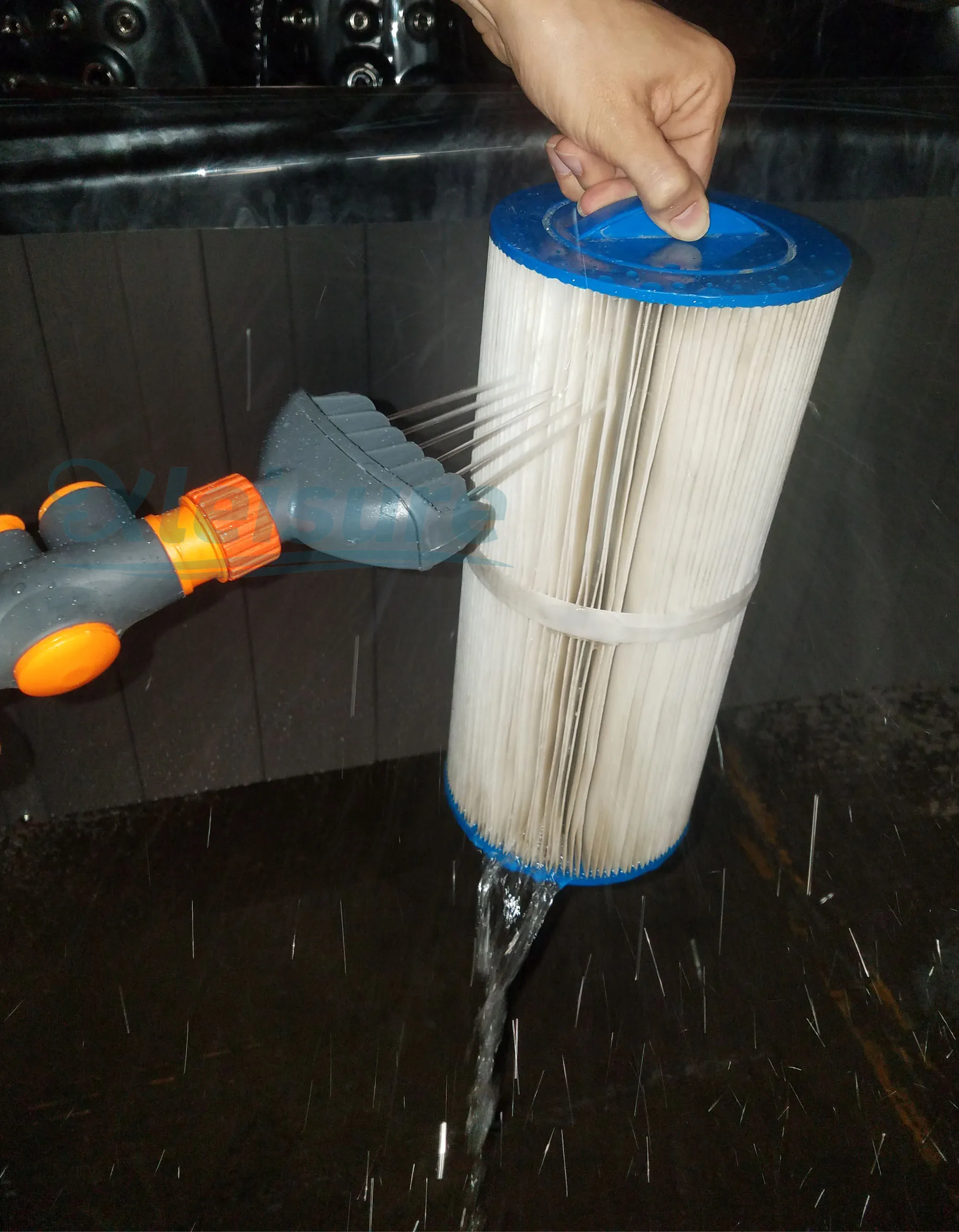 spa filter washer 