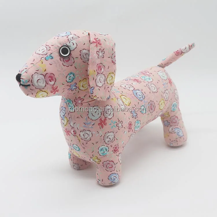 Custom Printed Microfiber Fabric Pp Cotton Stuffed Animal Toy Dachshund -  Buy Dachshund,Stuffed Toy,Animal Toy Product on 