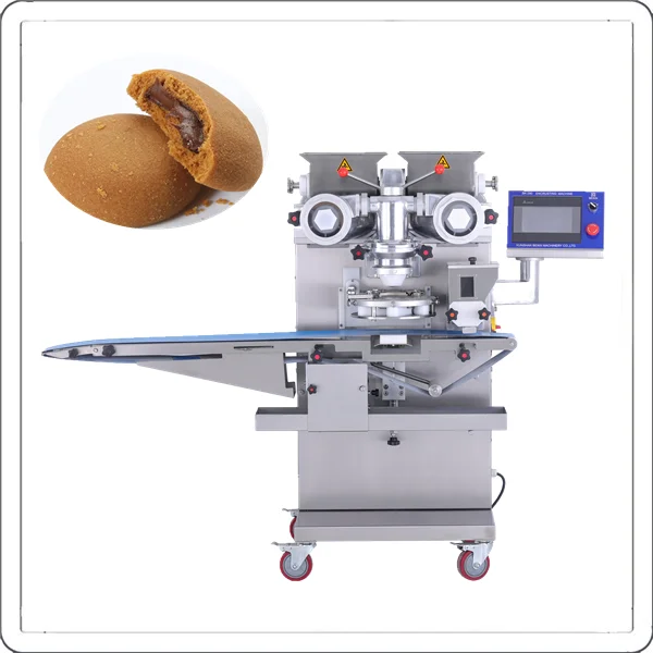 Automatic chocolate filled cookies making machine